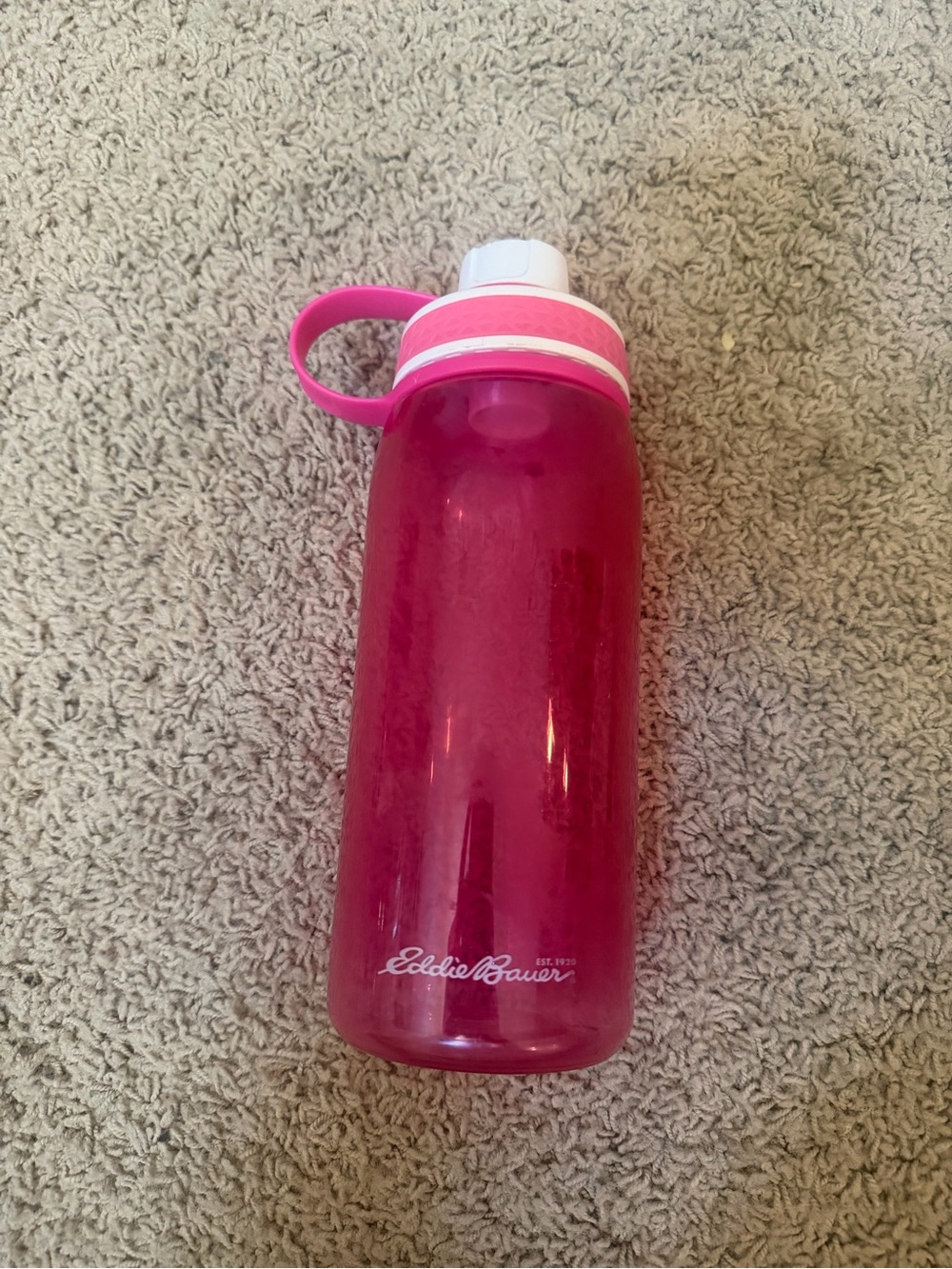 Eddie Bauer pink water bottle